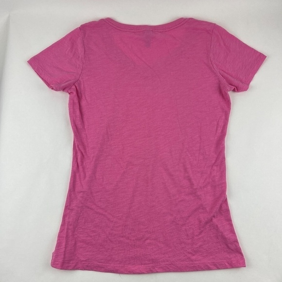 Next Level Apparel Tshirt Womens XL Pink Vneck Short Sleeve - Picture 7 of 7